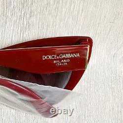 DOLCE & GABBANA D&G Xmas Gift Red Cateye Sunglasses AUTHENTIC NEW IN CASE