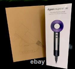 DYSON HD03 Supersonic Hair Dryer Gift Edition Purple/black +Display Stand Xmas