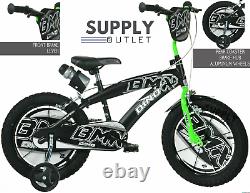 Dino Bikes 16 Inch BMX Black/Green Kids Children Speed Bike Bicycle Xmas Gift