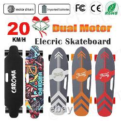 Electric Skateboard Dual-700W 350W Motor 8 Mile Range Longboard Adults Xmas Gift