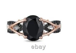 Enchanted Disney Villains Maleficent Onyx 1/6Ct Black CZ Stone Ring Gift For Her