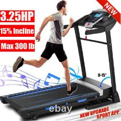 Folding Automatic Treadmill Heavy Duty Electric Running MachineChristmas Gifts