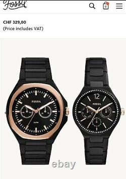 Fossil his and her watch set Perfect gift for Christmas
