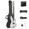 Glarry 4 String Electric Bass Guitar With Amp Black Beginner Kit Christmas Gift
