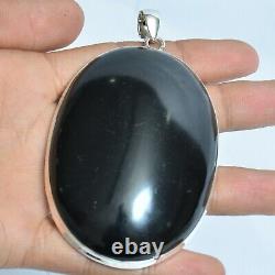 Gift For Her 925 Sterling Silver Black Onyx Gemstone Jewelry Pendant 17278
