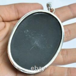 Gift For Her 925 Sterling Silver Black Onyx Gemstone Jewelry Pendant 17278