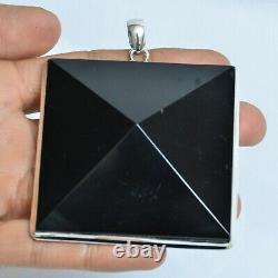 Gift For Her 925 Sterling Silver Black Onyx Gemstone Jewelry Pendant 17309