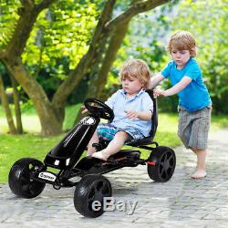 Go Kart Kids Ride On Car Pedal Powered Car 4 Wheel Racer Stealth Christmas Gift