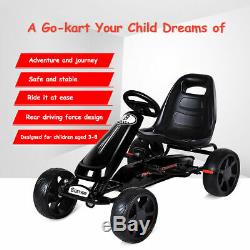 Go Kart Kids Ride On Car Pedal Powered Car 4 Wheel Racer Stealth Christmas Gift