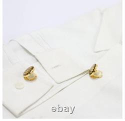 Gold Shirt Button Classic Enamel Shirt ButtonCufflinks Shirt Button Gift For Her