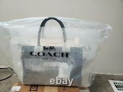Great X-Mas Gift NWT NEW COACH SOFT SWAGGER 27 Satchel Black Chalk Rogue