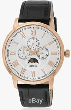 Guess Mens Watch Rose Gold White SMART Gift Present Xmas Birthday W0870G2 UK