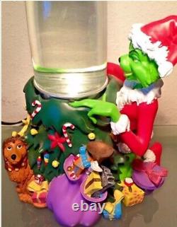 HTF Dr. Seuss How The Grinch Stole Christmas Glitter Lamp Light in Orig Box EUC