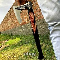 Hand forged Viking Axe Medieval battle Viking tomahawk Best Xmas gift