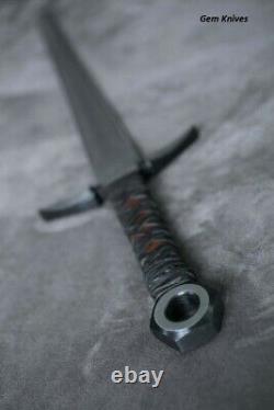 Handmade Viking / Horned Sword / Hunting / Sharp Sword / Best Christmas Gift