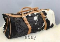 Holiday winter Christmas gift sale handmade cowhide leather travel outdoor bag