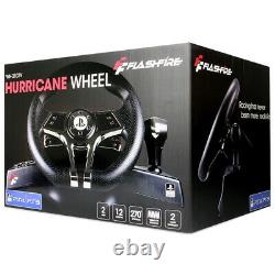 Hurricane Gaming Steering Wheel With Pedals PS4/PS3 Christmas Gift Playstation