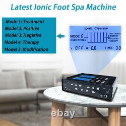 Ionic Detox Foot Bath Spa Machine Ion Detox Kit with Case for Christmas Gift New