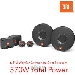 JBL CLUB 605CSQ 6.5 2-Way Car Component Door Speakers 570W Total Power