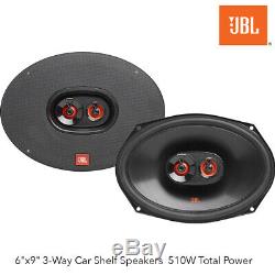 JBL Club 9632 6x9 3-Way Coaxial Car Speakers 510W Total Power BNIB