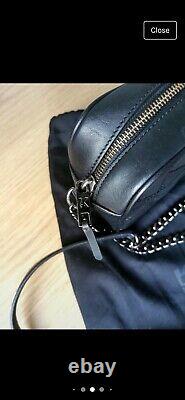 Karl lagerfeld Genuine Leather Black Cross body quilted Bag-Christmas gift