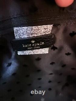 Kate spade NWT zippy shoulder bag black leather purse Christmas gift