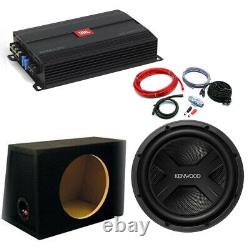 Kenwood KFC-PS3017W 12 Subwoofer and JBL Amplifier Package 2000 Watts Deal