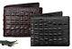 Leather Bifold Wallet, Men Wallet Christmas Gift For Him, Double Sided Crocodile