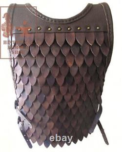 Leather Scale Armor for Stage Costume Re-enactment & Larp Halloween Xmas Gift