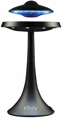 Levitating Floating Bluetooth Speaker Magnetic UFO Lamp Xmas Birthday Gift Black