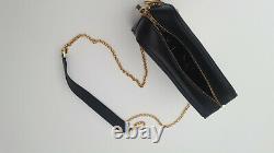 Lulu Guinness Amber Crossbody Bag Leather Black with Doll Face Xmas Gift
