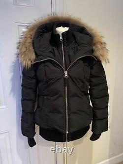 Mackage Down Jacket With Fur Trim Hood Black, Gift Idea