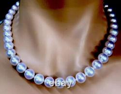 Magnificent $80,600 Mikimoto Certify A+ Akoya 10mm Pearls 18K YG 18 Necklace+Bx