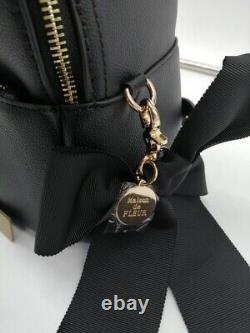 Maison de FLEUR ribbon backpack luxury black unused present Gifts Christmas Bag