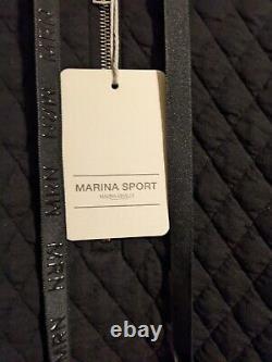 Marina Rinaldi Quilted Jersey Sweatshirt M MRN Marina Sport RARE Christmas Gift