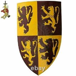 Medieval Armor Warrior Shield With Welsh Dragon Heater Shield Christmas Gift