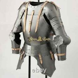 Medieval Knight Half Suit Of Armor Reenactment Costume/Halloween/Christmas Gifts