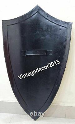 Medieval Templar Knight Heater Shield Handcrafted Battle Ready Christmas Gifts