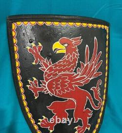 Medieval Wooden Handmade Battle Home Decorative Shield christmas for best gift