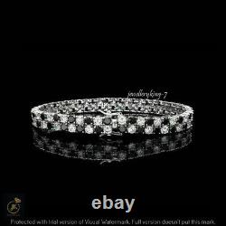 Men's Wedding Tennis Bracelet 8Ct Round Simulated Diamond Gold Plated 925 Silver