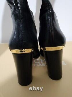 Michael Kors Black Leather Tall Boots 8 Brand new. Original box Christmas gift