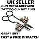 Mini Tattoo Gun Tattoo Machine Key Ring Key Chain Metal Xmas Bday Gift Uk X 1