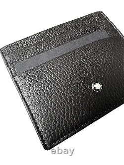 Montblanc Cardholder Black Leather Grain Meisterstuck 3333GB Christmas Gift