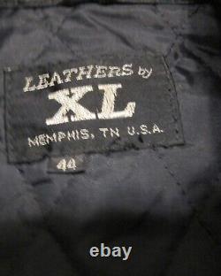 Motorcycle Jacket, Large, Leathers by XL Co. Like New, Great Christmas Gift
