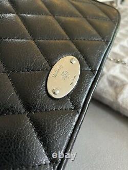 Mulberry Black Quilted Shiny Buffalo Wallet On Chain Perfect Christmas Gift