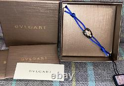 NEW Bvlgari Serpenti Bracelet Black Gold Blue Boxed Bulgari Christmas Gift