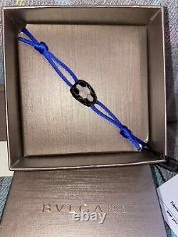 NEW Bvlgari Serpenti Bracelet Black Gold Blue Boxed Bulgari Christmas Gift