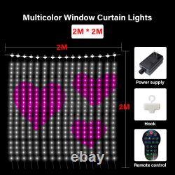 NEW Christmas Curtain Lights Programmable LED Perfect for Christmas Gift