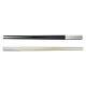 New Christofle Paris Japanese Chopsticks Noir & Blanche Pair Set Gift From Japan