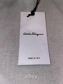 NEW Salvatore Ferragamo Mens Medium M Black Leather Belt Employee Christmas Gift
